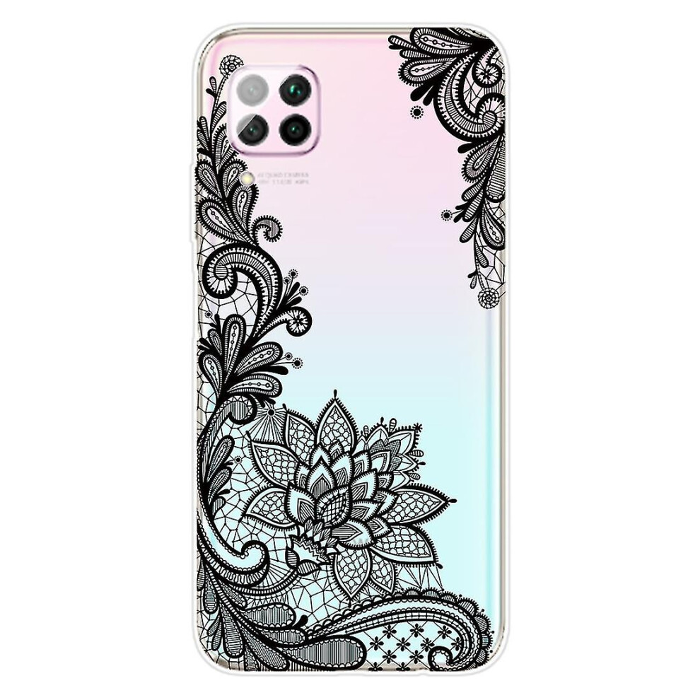 ( Rose) For Huawei P40 Lite Tpu Black