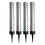 10cm Fountain Cake Candles 4pk Silver 1