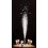 10cm Fountain Cake Candles 4pk Silver 2