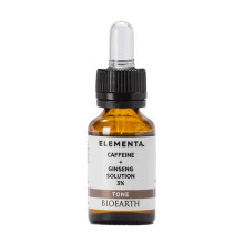 Bioearth Elementa TONE gezichtserum met cafeïne en 3% ginsengextract voor wallen en donkere kringen