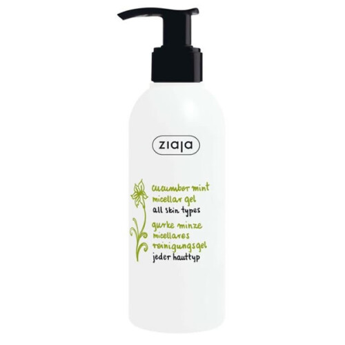 Gel nettoyant micellaire CONCOMBRE ET MENTHE 200 ml
