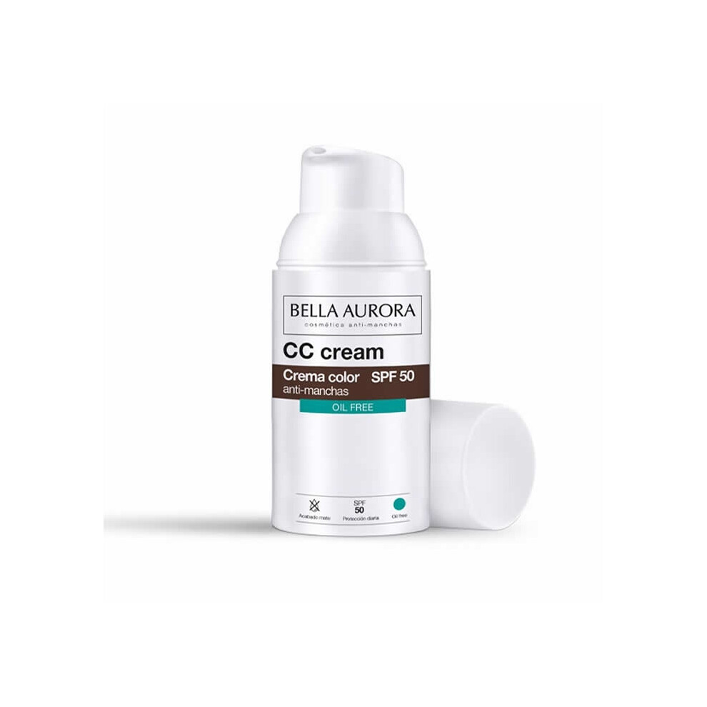 Bella Aurora CC Cream Anti-Blemish Oil Free Spf50 30ml-image-OPC-PDXNCYB-NEW