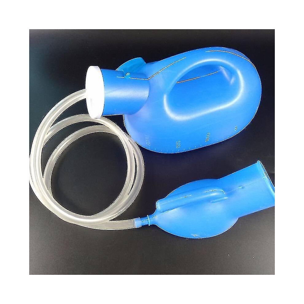 (Blue, Z3) Urine Bottle Male Urinal Bottles With Anti Spill Lid Portable Men Urinal Bottle Bed Pans For Patients 7081537503953