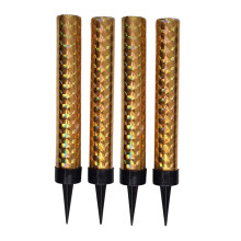 10cm Fountain Cake Candles 4pk - Gold Colour