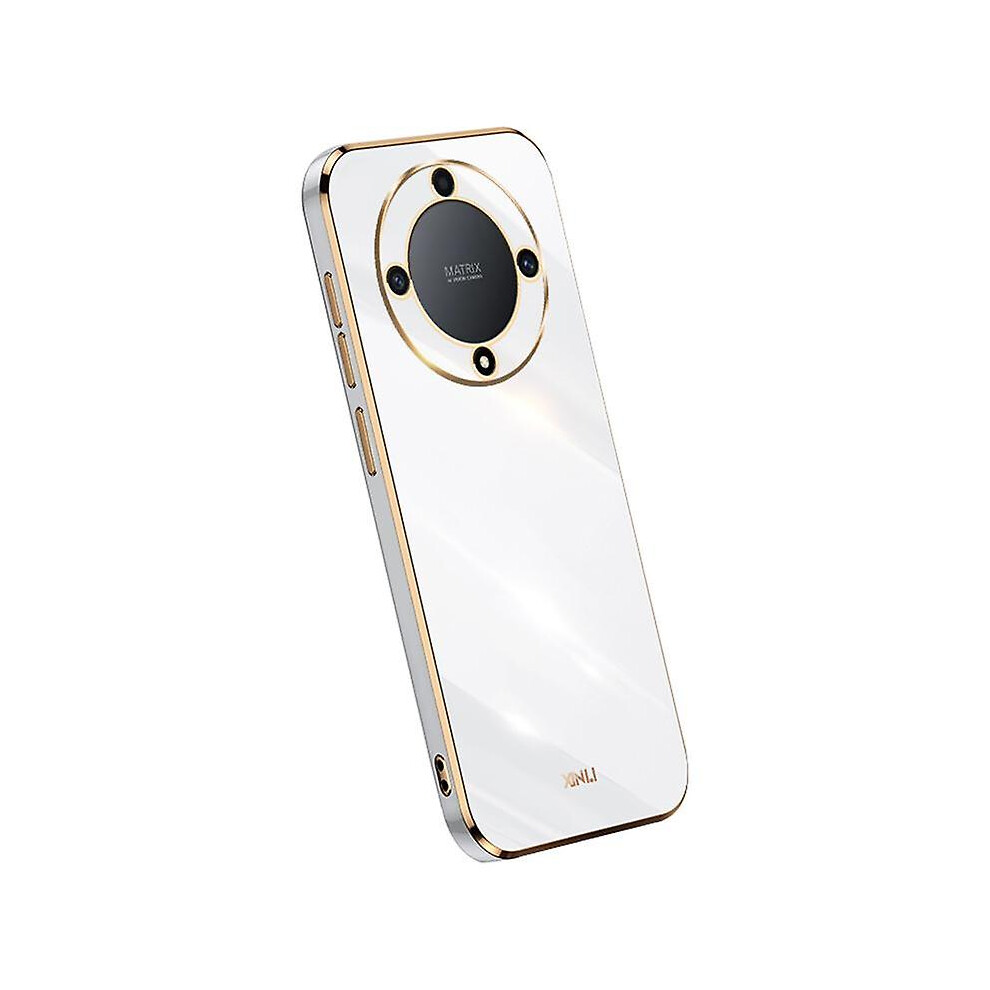 (White) Xinli For Honor Magic5 Lite 5G/X9a 5G Electroplating Tpu Phone Case Protective Phone Cover White 7081537504509