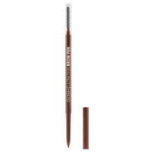 Fără parfum, Gosh, Ultra Thin, Mat, Tus lichid pentru sprâncene, 001, Maro, 0.09 g