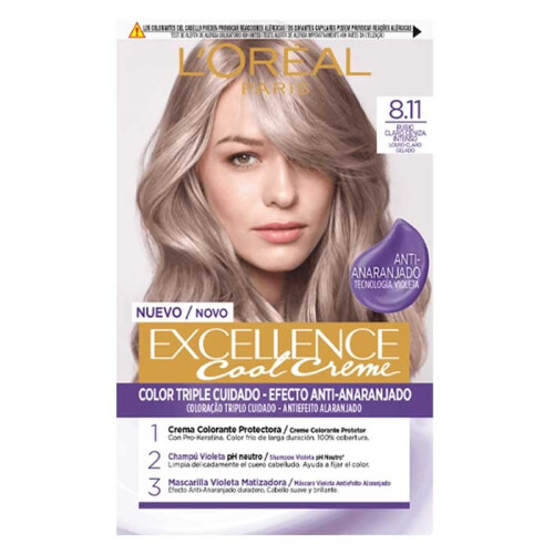 L’Oréal Paris L'oreal Professionnel Excellence Cool Creme 8.11 Light Ash Blonde 192ml