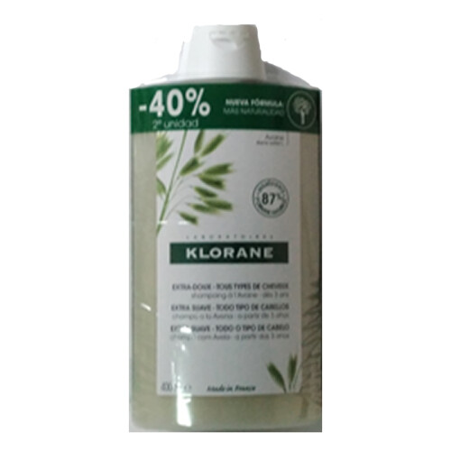 Klorane Klorane Champíº Extra Suave Oat 2x400ml