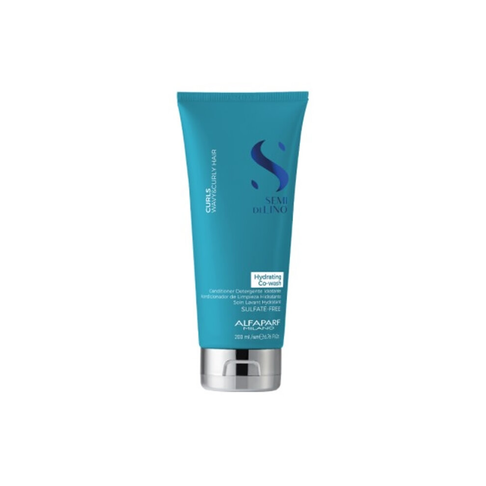 Alfaparf Milano Semi Di Lino Curls Hydrating Co-Wash 200Ml