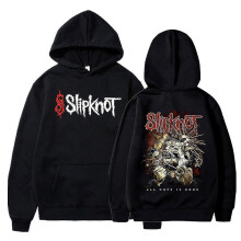 (Black, XL) Prepare For Hell Tour Hoodie Heavy Metal Sweatshirt Man Rock Band Hoodies Tops Men Slipknots Double Sided Print Hooded Pullover