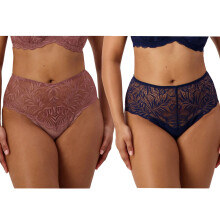 (Navy Blue, 10) Triumph Essential Lace Maxi Womens Ladies Underwear Full Briefs Undies Panties Lingerie