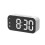 (White) LED Clock Dual Alarms Temperature Silent Clock 3