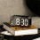 (White) LED Clock Dual Alarms Temperature Silent Clock 6