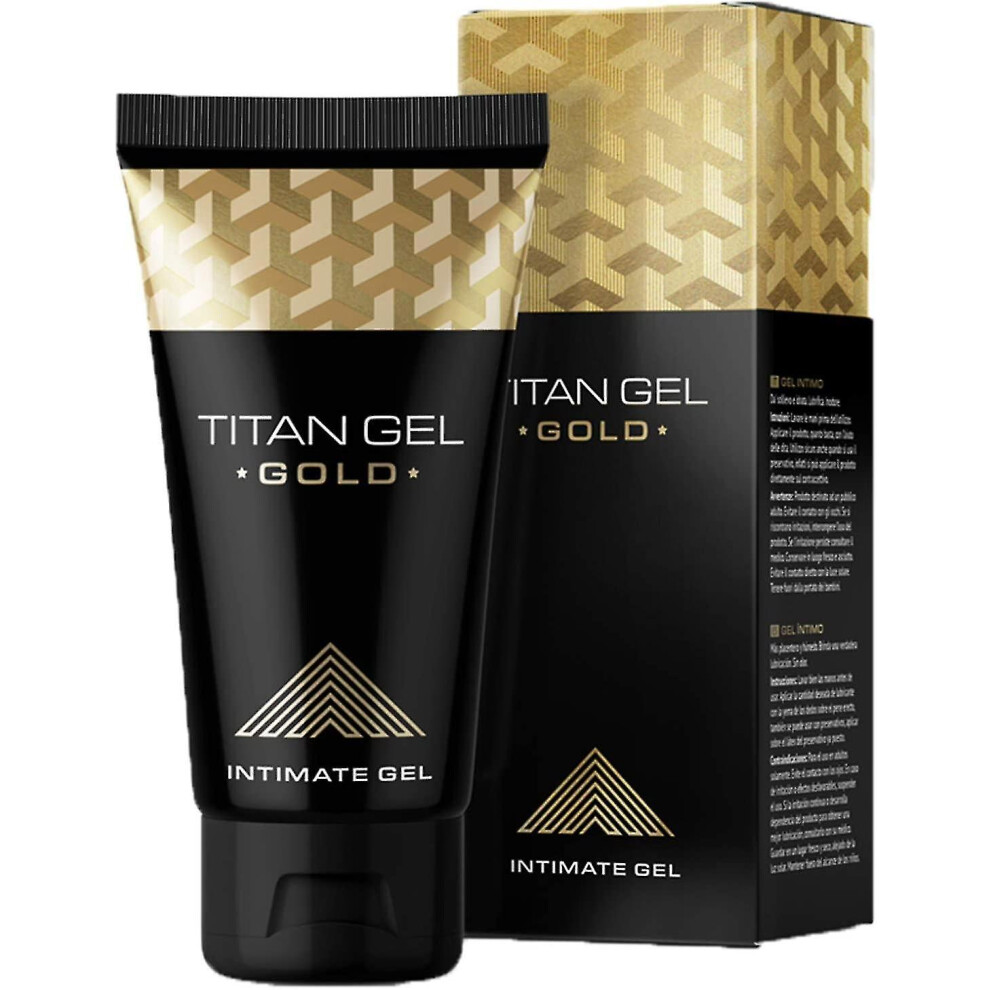Gold (1Pc) Titan Gel Intimate Gel For Men Enlarging Gel Version