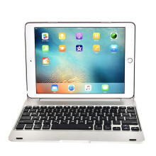 (Silver) For Ipad Pro 9.7 Inch / Ipad Air 2 Horizontal Flip Tablet Case Bluetooth Keyboard