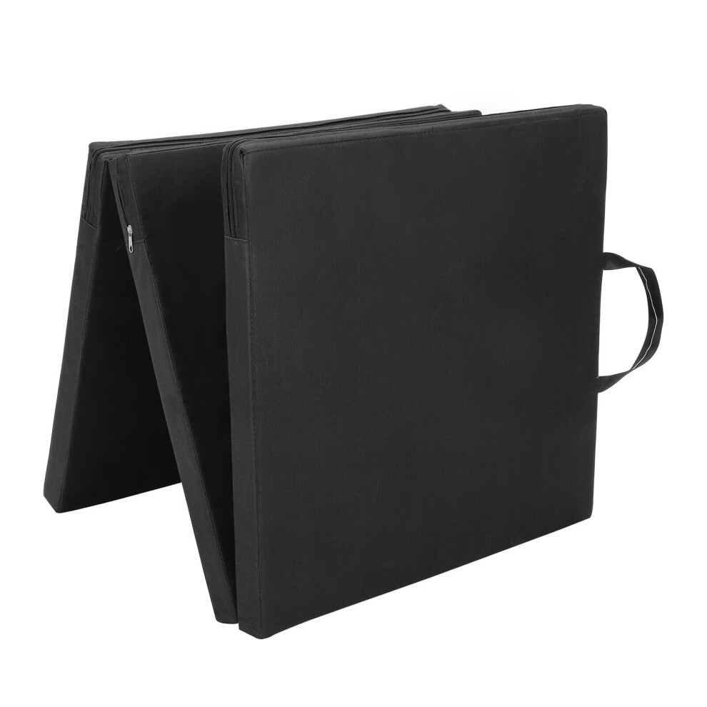 New (Black) Gymnastics Mats Folding Tumbling Yoga Equipment Black