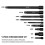 9pcs 1/4" 3/8" &1/2" Drive Impact Extension Bar Tool For Socket Set 4