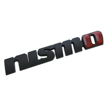 (Black Red) 3d Metal Nismo Badge Logo Letters Car Trunk Emblem Decal For Nissan Gtr Juke Sentra Y62 370z 350z Leaf Nismo Sticker Accessories