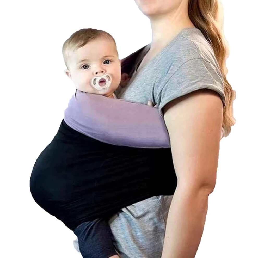 (Black) Mama's Bonding Comforter, Baby Wraps Carrier, Ring Sling, Breathable Ergonomic Baby Carrier For Baby 2 To 36 Months