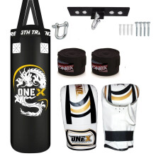 Boxing bag 3ft Punch Bag Set MMA Arts Kickboxing Bag Wall Bracket.