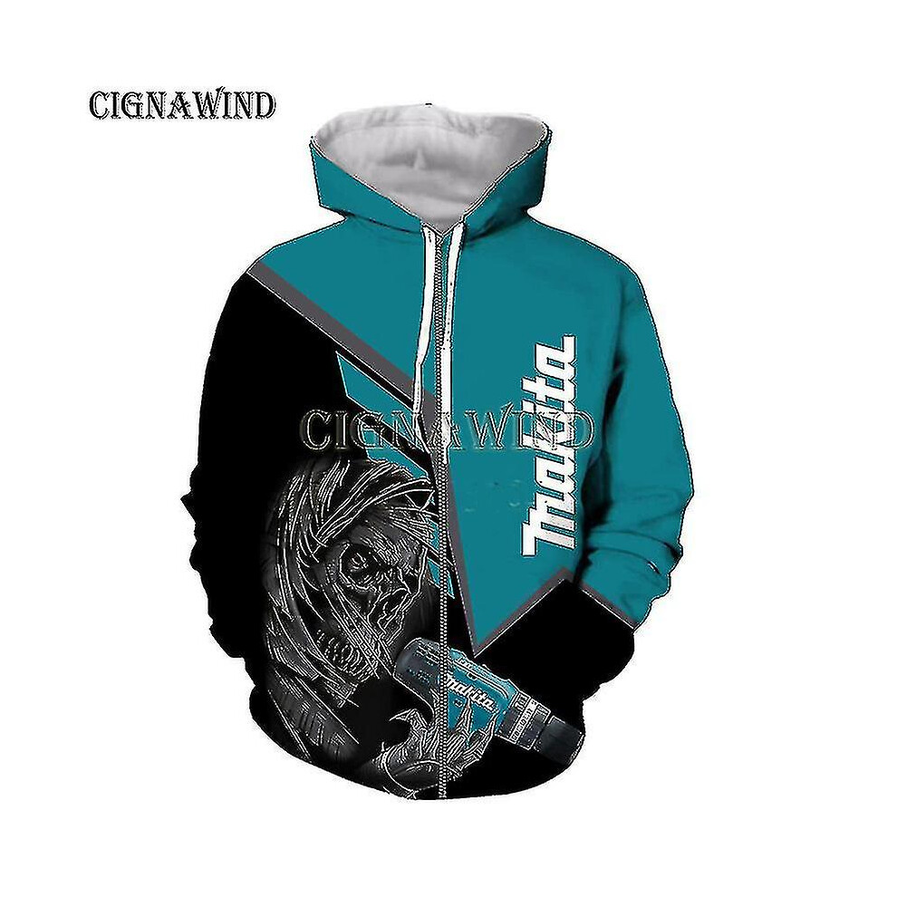 (XXL, 1) New Arrival Hoodie Men/women Makita 3d Print Hoodies Sweatshirts Casual Harajuku Style Streetwear Tops
