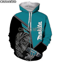 (S, 4) New Arrival Hoodie Men/women Makita 3d Print Hoodies Sweatshirts Casual Harajuku Style Streetwear Tops