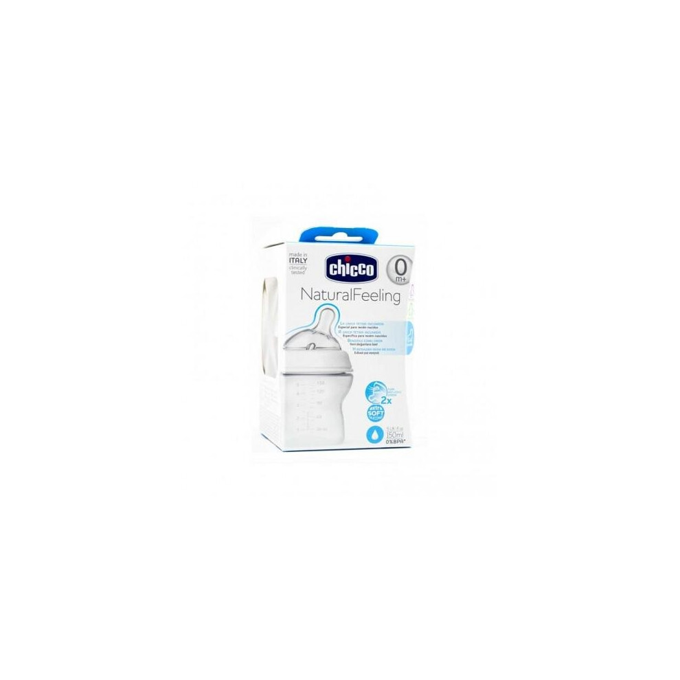 Bib Nat-Feel 0M Girl 150Ml Chicco