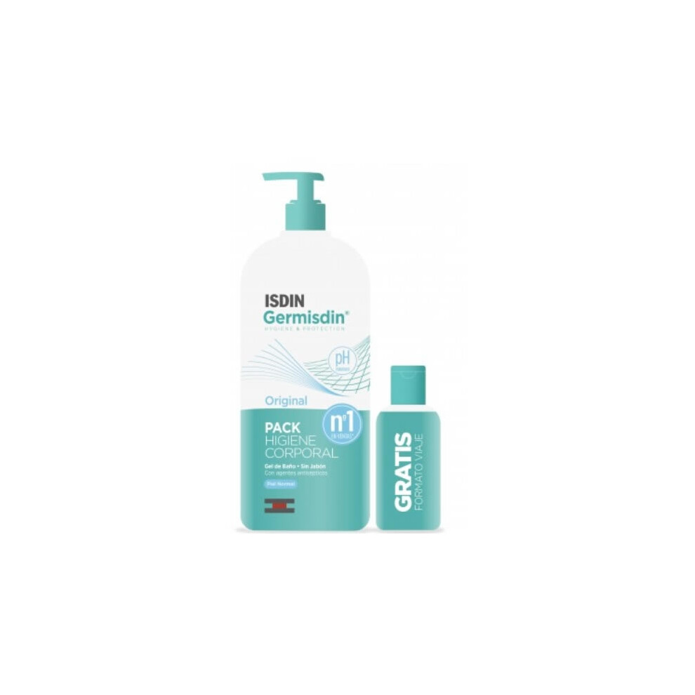 Photos - Shower Gel Isdin Germisdin Original Without Soap 1000ml Set 2 Pieces