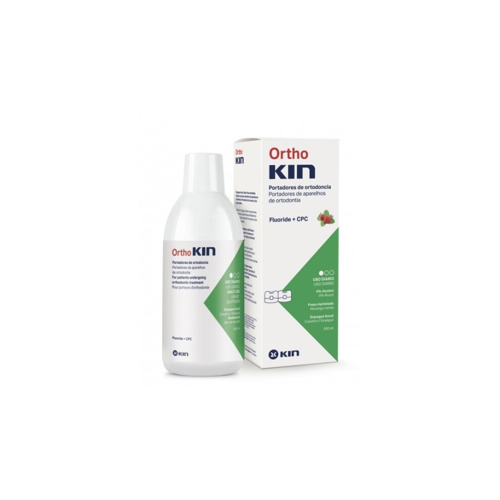 Kin Othokin Mouthwash Strawberry Mint 500Ml