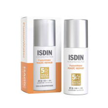 ISDIN FotoUltra Age Repair Fusion Water SPF50 Sonnenschutz für das Gesicht auf Wasserbasis, Vanille, 50 ml