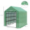 Outsunny Outsunny Walk-in Garden Greenhouse Shelves Polytunnel Steeple Grow House 2