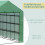 Outsunny Outsunny Walk-in Garden Greenhouse Shelves Polytunnel Steeple Grow House 6