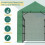 Outsunny Outsunny Walk-in Garden Greenhouse Shelves Polytunnel Steeple Grow House 4