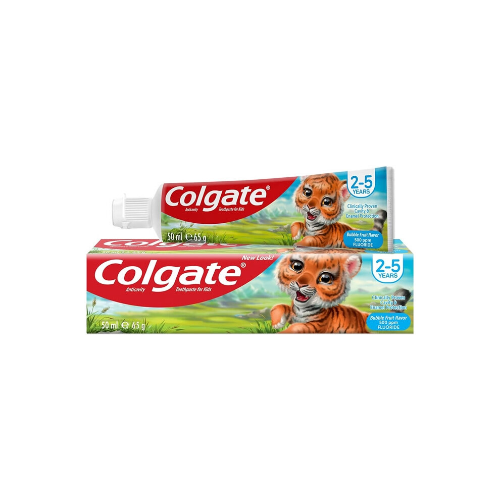 Colgate Toothpaste Bubble Fruit Kids 2-5 Years 50Ml