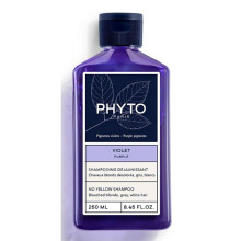 Phyto Violette Shampoo tegen Geelverkleuring - Gekleurde Blonde Grijze Witte Haren - Fles 250 ml