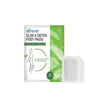 (10PIECES) Slimming Cleansing Care Foot Patch Body Cleaning Mugwort Sleeping Foot Care Bamboo Charcoal Care Patch