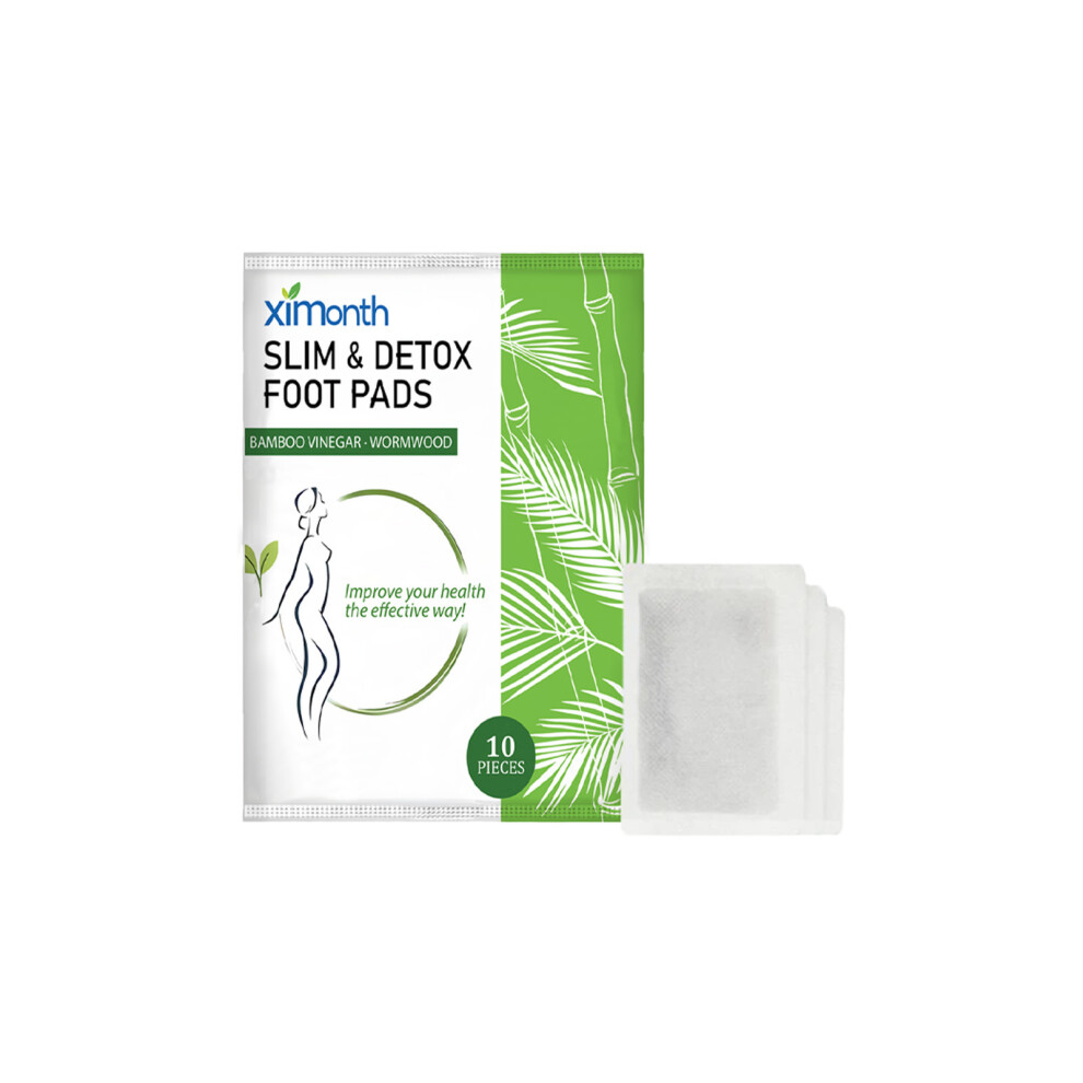 (10PIECES) Slimming Cleansing Care Foot Patch Body Cleaning Mugwort Sleeping Foot Care Bamboo Charcoal Care Patch-image-OPC-PDXPF79-NEW