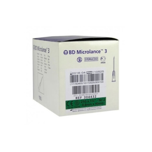 BD BD Microlance Needle 0,8mm x 40mm 100 Units