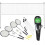 Badminton Set 4 Player Rackets Shuttlecocks Poles Net Bag Game 1