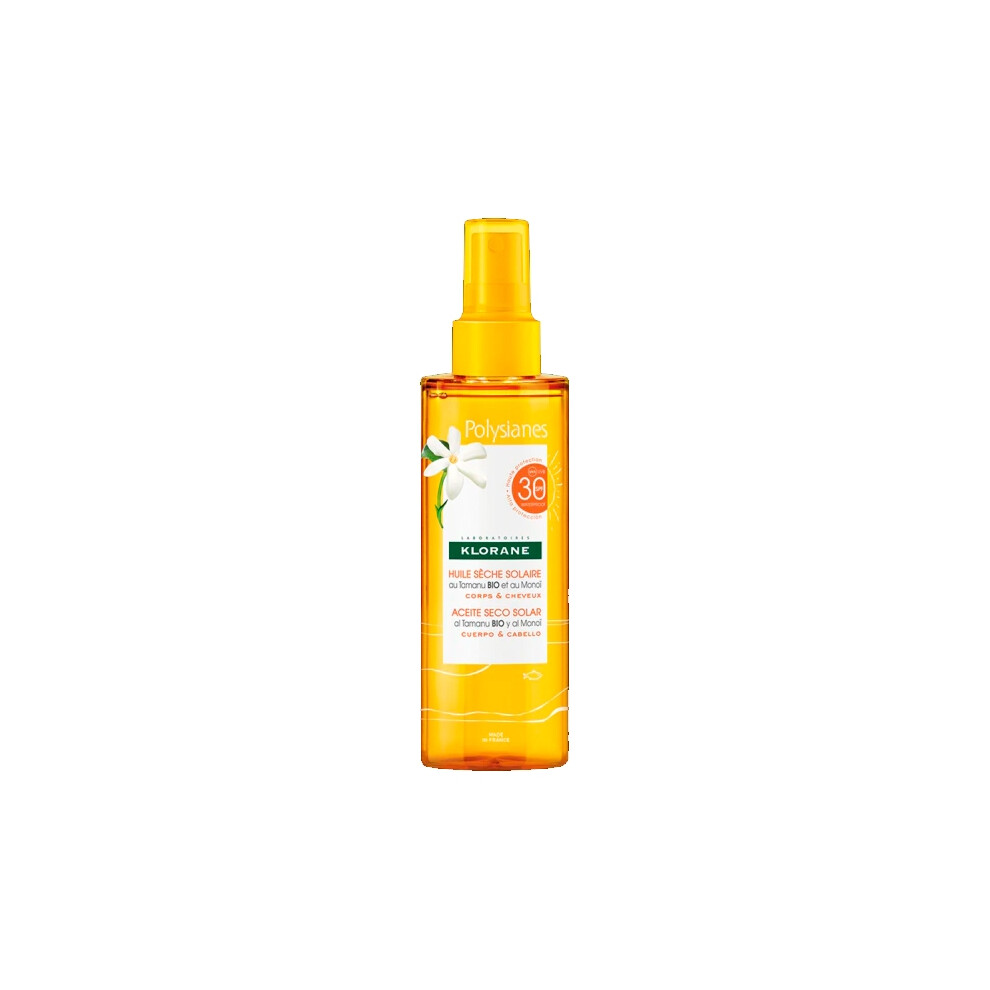 Klorane Tamanu And Monoi Sun Protection Oil 100Ml