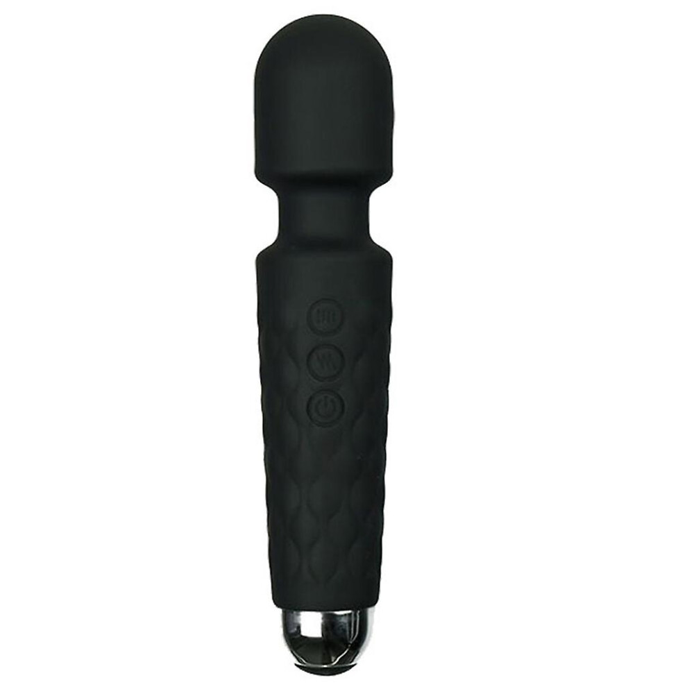Black (Black) Personal Massager Multi Vibration Modes Quiet Handheld Rechargeable Massagers Stimulator Relieve Stress