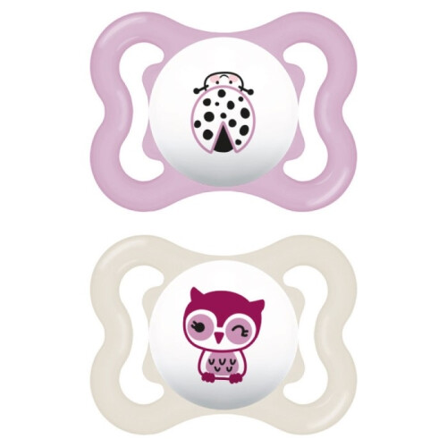 MAM Mam Baby Dummy Perfect Star 0-2 Pink 2U