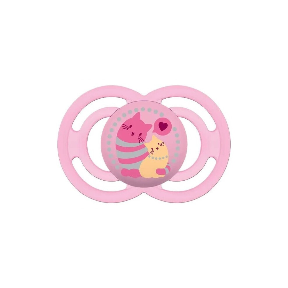 Mam Pink Baby Soother Perfect 16+ Silicone