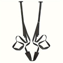 (Black) 1pc BDSM Split Leg Sex Swing Adult Sexual Products Sex Toys Alternative Bed Restraint Tools