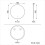 AICA 70cm Backlit LED Bathroom Mirror Round 7