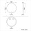 AICA 50cm Backlit LED Bathroom Mirror Round 7
