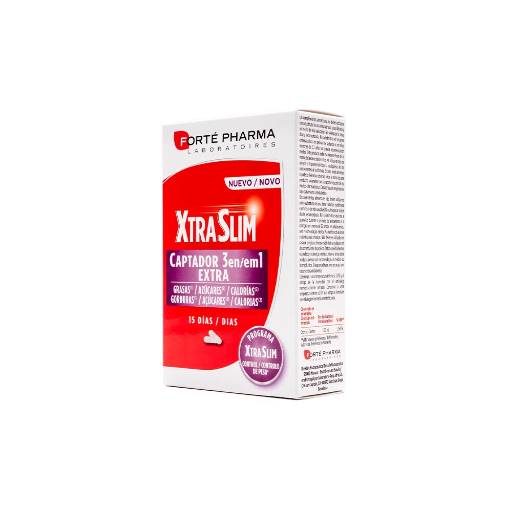 Forte Forte Fortã© Pharma Xtraslim Captador 3 In 1 60 Capsules