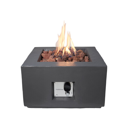 Field & Flame Aster Gas Fire Pit in Grey