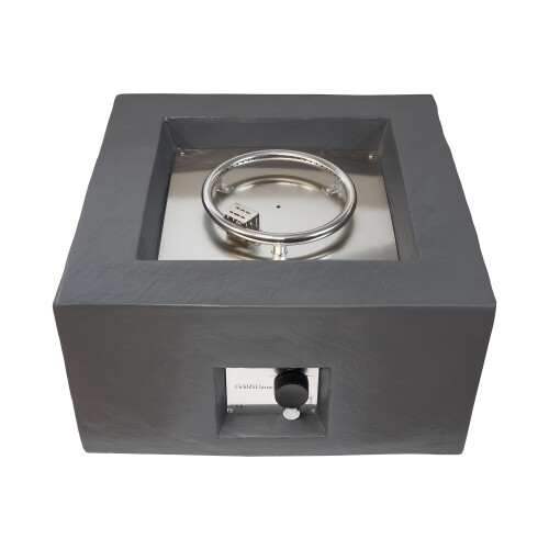 Field & Flame Aster Gas Fire Pit in Grey 1