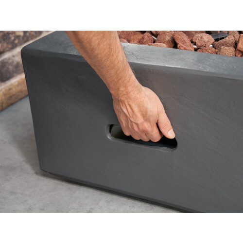 Field & Flame Aster Gas Fire Pit in Grey 2